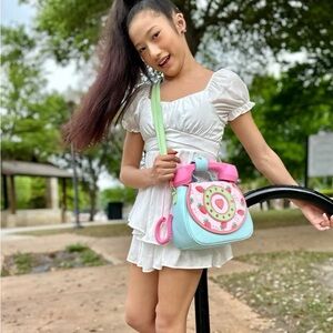 NWT Strawberry Phone Auxiliary Convertible Bag